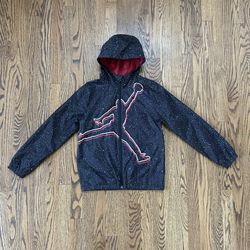 Youth Medium Jordan Hooded Windbreaker Jacket