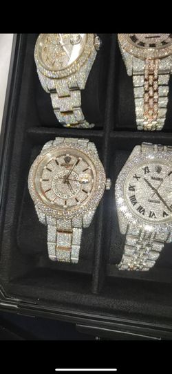 Moissanite Watch Rolex