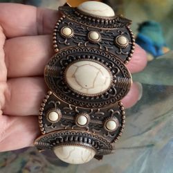 😍WHITE TURQUOISE BRACELET 