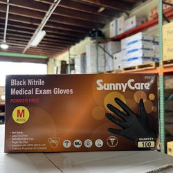 Black Nitrile Gloves 100 Pieces 
