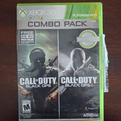 Xbox 360 blacks ops 1 and 2