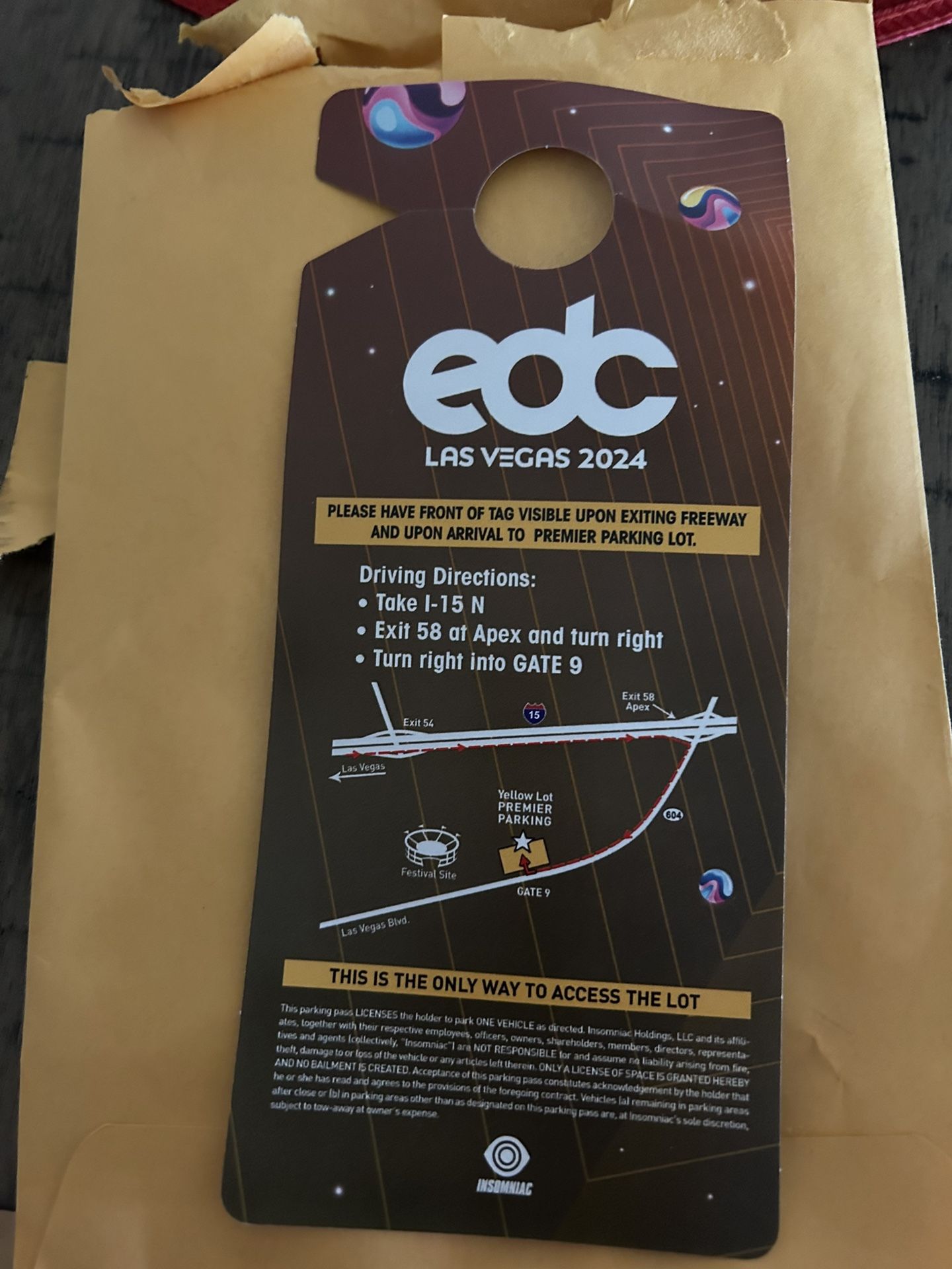 EDC LV 2024 Premier Parking for Sale in Las Vegas, NV OfferUp