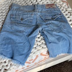 True Religion Jean Shorts 