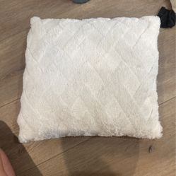 White Square Pillow
