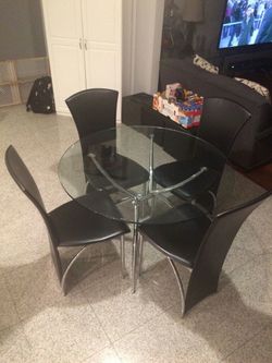 Table and 6 chairs