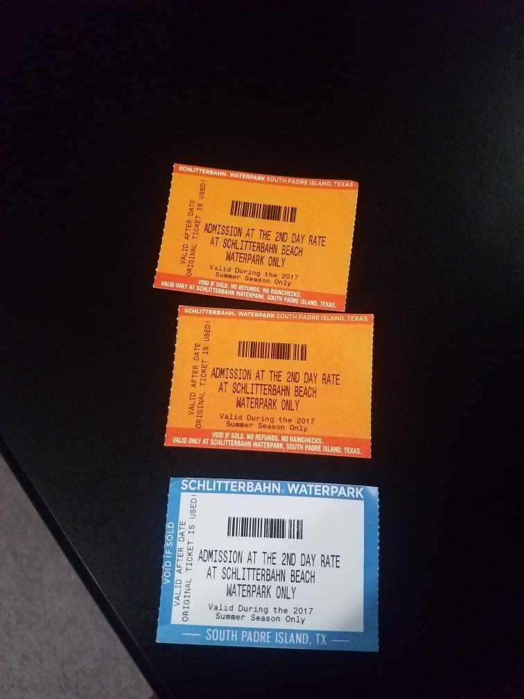 Schlitterbahn tickets