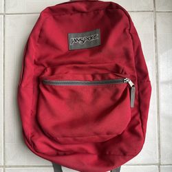 Red JanSport Backpack 