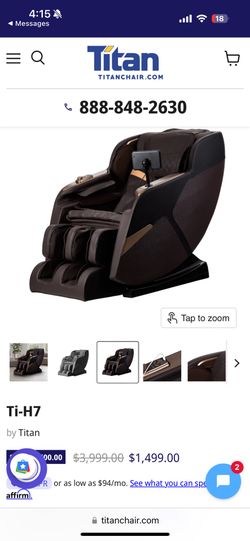 Titan TP-Cosmo 2D Massage Chair