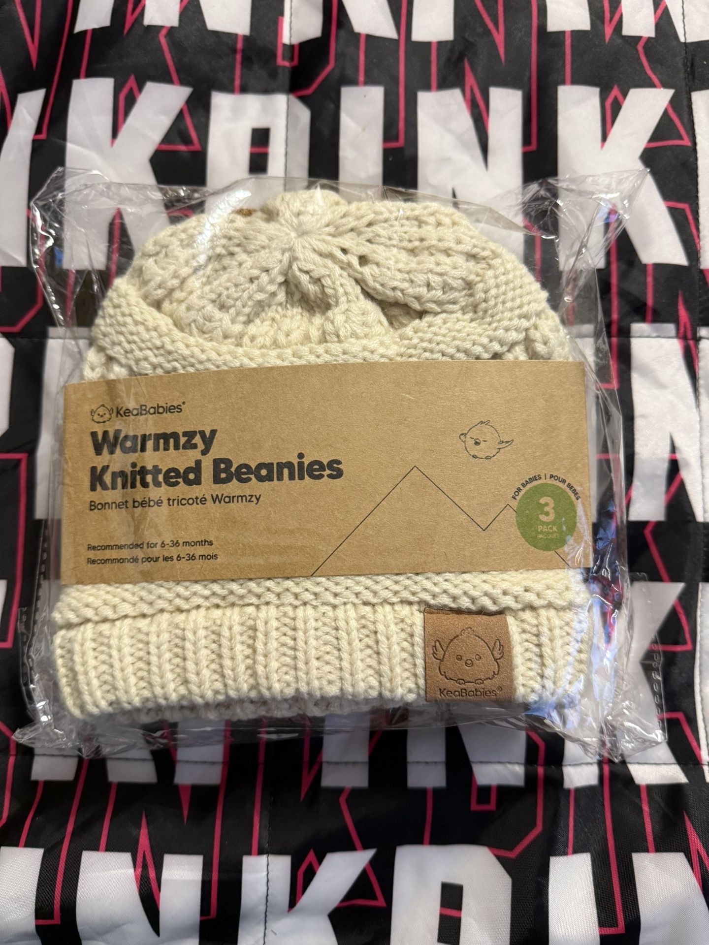 KeaBabies Warmzy Knitted Beanies (3-Pack)