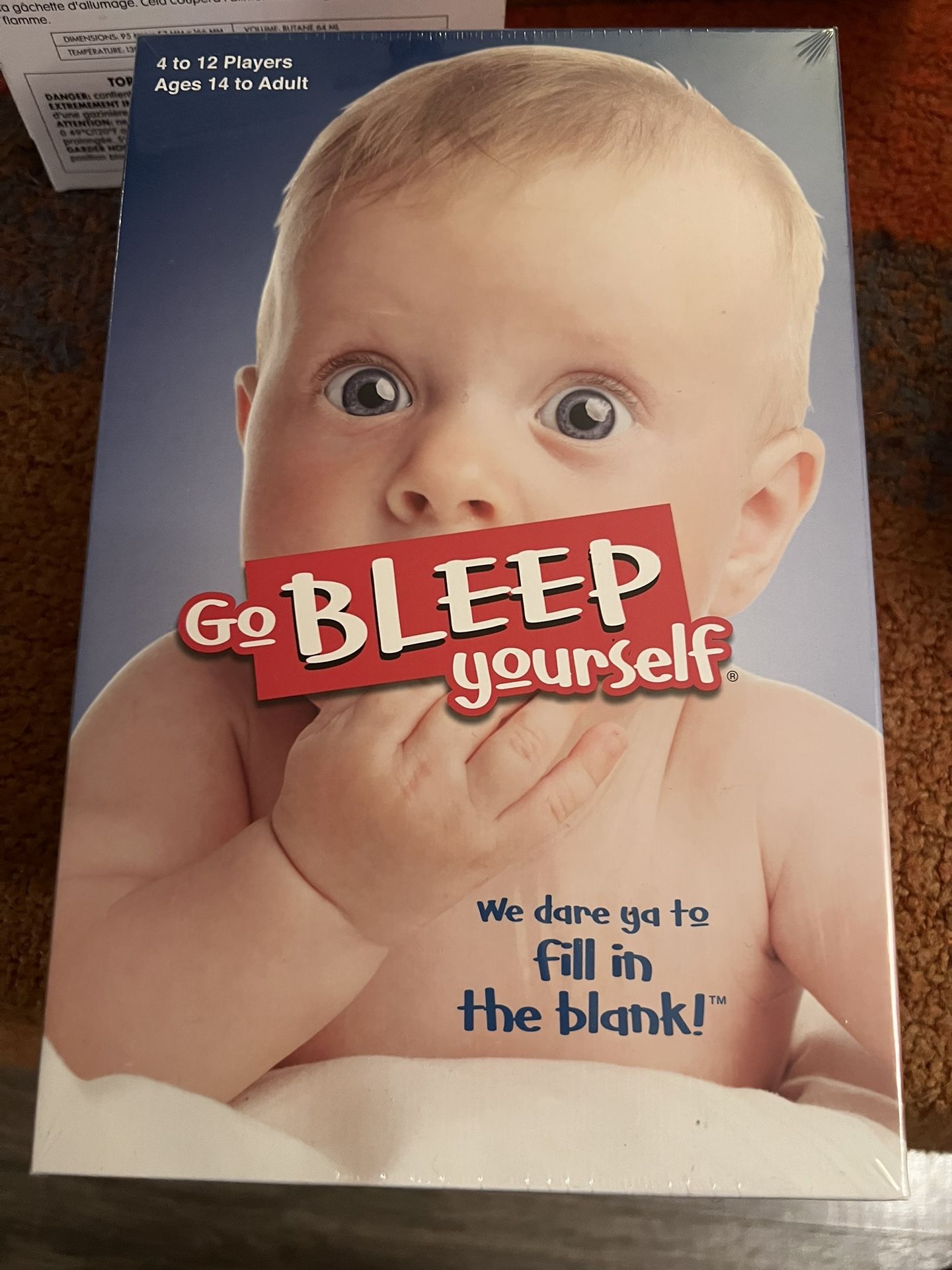 New Sealed Board Game Go Bleep Yourself