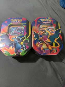 Pokemon Charizard X and Y Tins