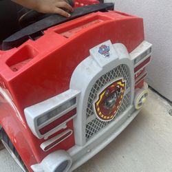 Marshall's Electric Fire Truck