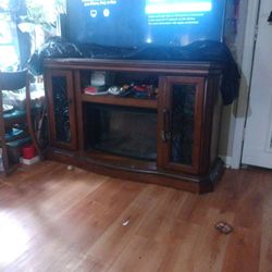 Big Fireplace Tv Console Stand 