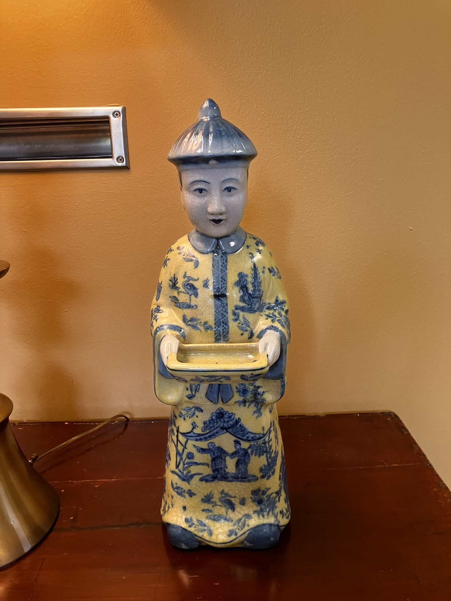 19th century Antique Chinese Ceramic Statue