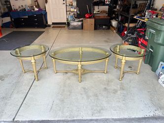 2 side tables and a coffee table