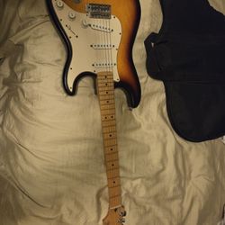 Used 2000 Fender Stratocaster MIM Brown Sunburst w/ Maple Neck