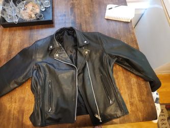 Womens Leather Biker Jacket