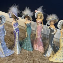  Collection Of 6 Porcelain Elegant Pieces