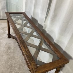 Oak Sofa Table/ Entry Console / Accent Table 