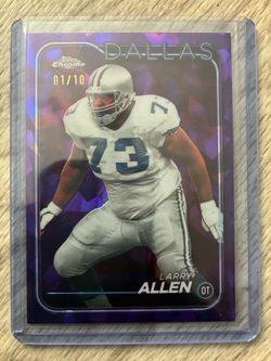 Larry Allen Purple Sapphire numbered 1 out 10