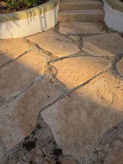 Flat stone