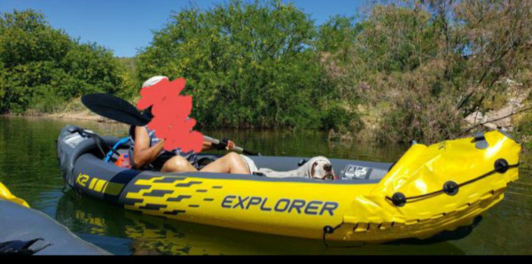 Intex Explorer inflatable kayak, 2 person