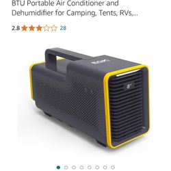 Emerson Quiet Kool 1,500 BTU Portable Air Conditioner & Dehumidifier – Camping, RV, Tents Use