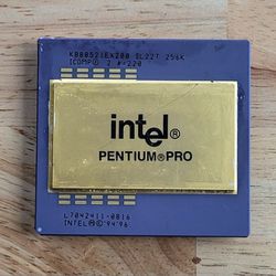 Intel Pentium CPU Processor _ Made with Gold _ Being Sold for It's Gold Content 