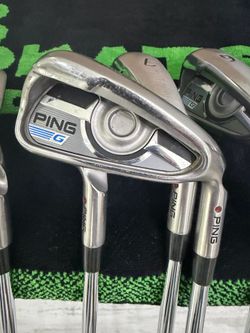 Ping G Iron set 4-PW Maroon Dot (Taller Golfers) Reg flex