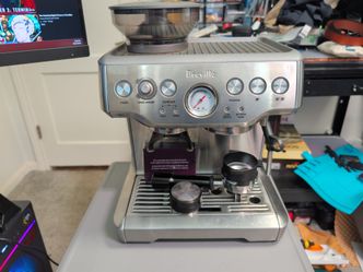 Breville barista express espresso machine