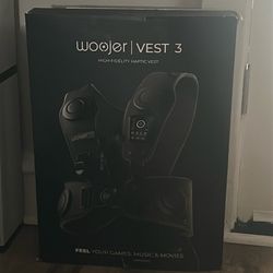 Woojer Vest 3 Haptic Gaming Vest – VR / Gaming Immersion Bass Vest
