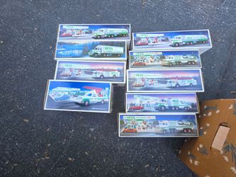 9 Hess trucks