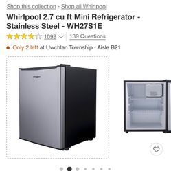 Whirlpool Mini Fridge