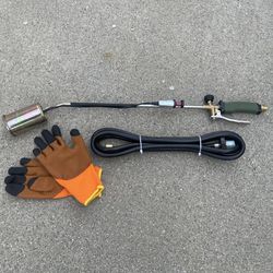 Propane Torch Weed Burner Kit,Blow Torch,Weed Torch With Push Button Igniter and 9.8 ft Hose