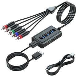 HDMI To Component Converter Cable With Scaler Function, 1080P HDMI To YPbPr Scaler