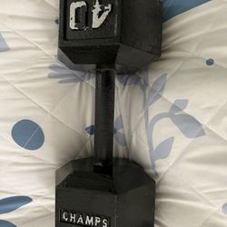 Champs Cast Iron Dumbbell