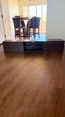 Floating tv stand