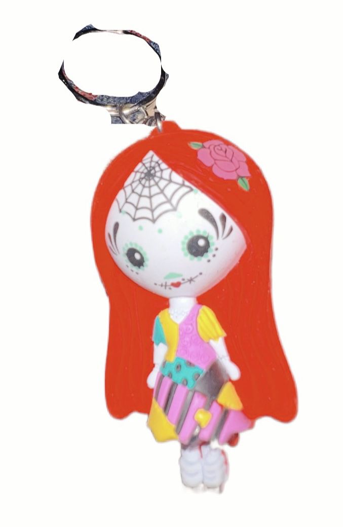 Nightmare Before Christmas Day Of The Dead Sally Sugar Skull Figural Keychain