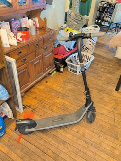Black electric scooter "ninebot"