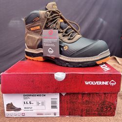 WOLVERINE STEEL TOE WORK BOOTS 