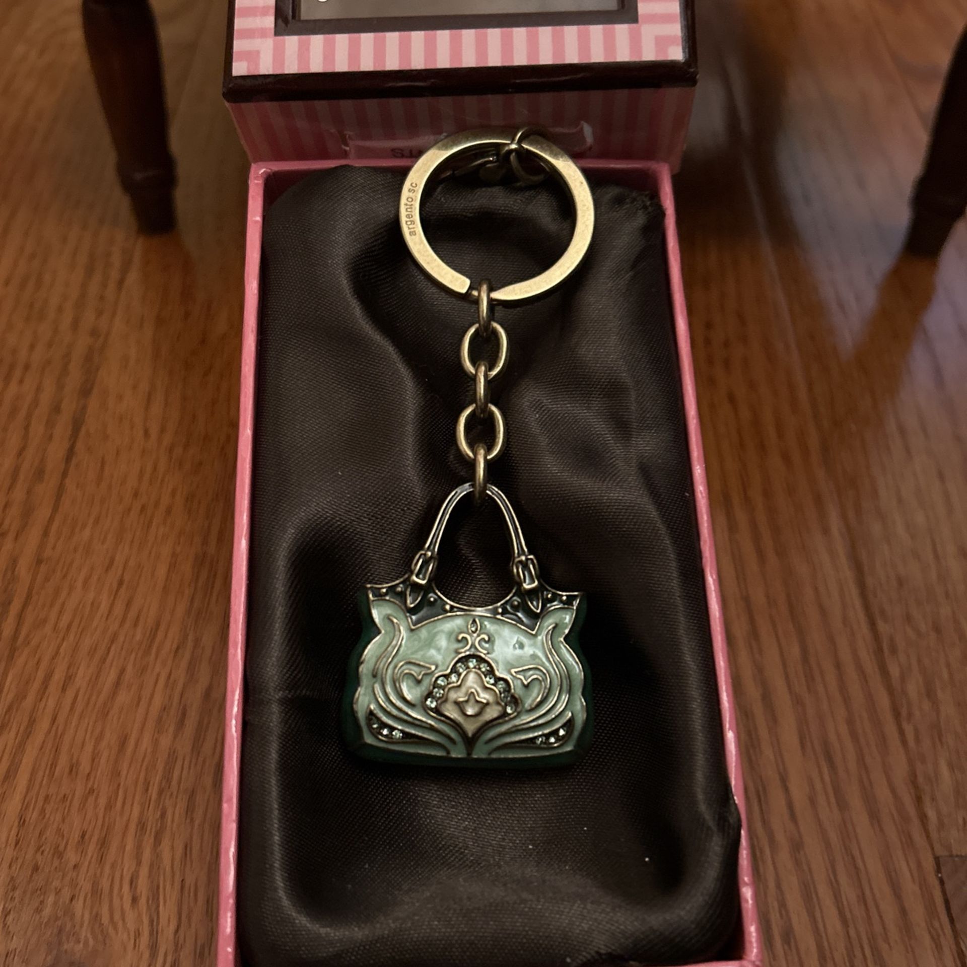 Beautiful! Purse Charm/key Chain Made With Crystallized Swarovski Elements
