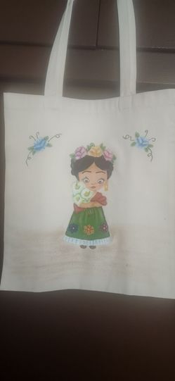 Bolsas pintadas a mano