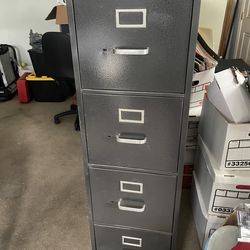 Black File Cabinet