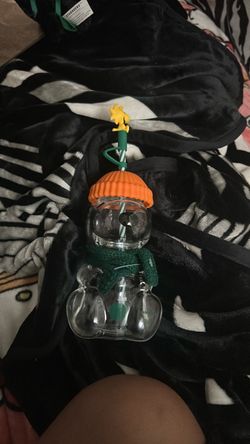 snoopy glass Starbucks peanut cup