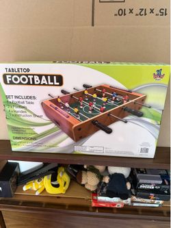 Table top football table