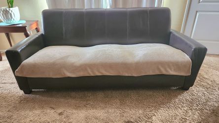 Pleather Couch