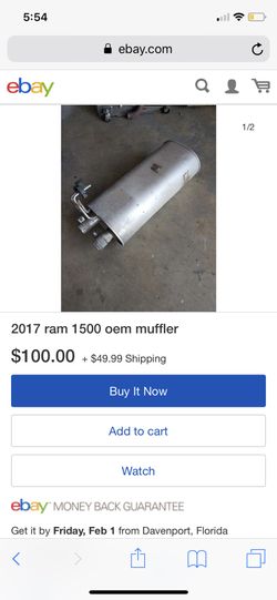 2017 RAM SPORT STOCK MUFFLER