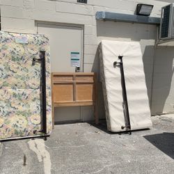 Bedroom Furniture $75 For All 🛏🎁🛏🍀🛏🎈 Matress, Twin, Box Spring, Headboard, Frame, Good Deal, Good Condition. 