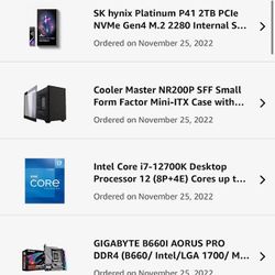 Custom Built Mini ITX Gaming PC