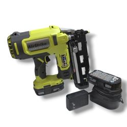 Ryobi ONE PLUS 18V FINISH NAILER 2 BATTERIES 
